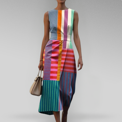 Tiffany – Printed Sleeveless Dress