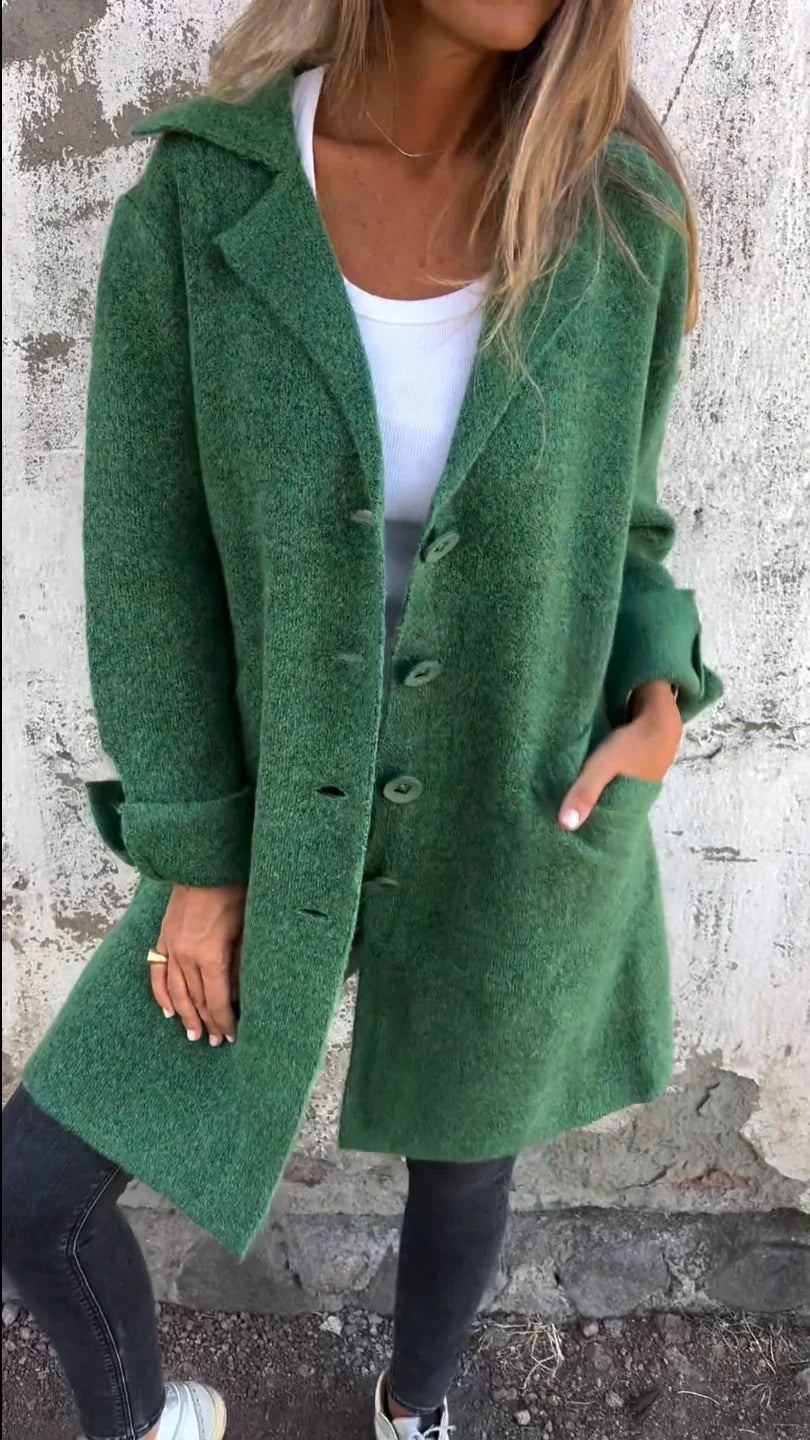 Stella - Buttoned Blazer Coat