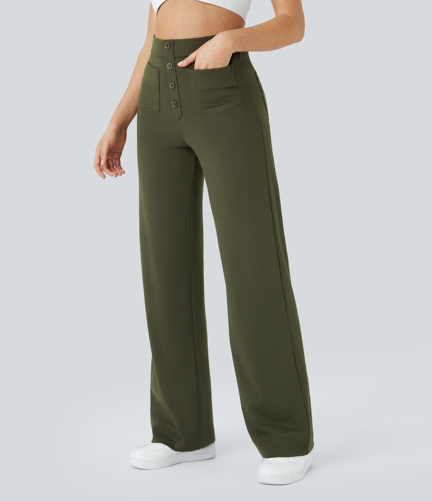 Erica | High-Waisted Stretch Trousers