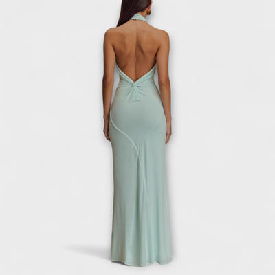 Lagune – Slinky Halter Maxi Dress