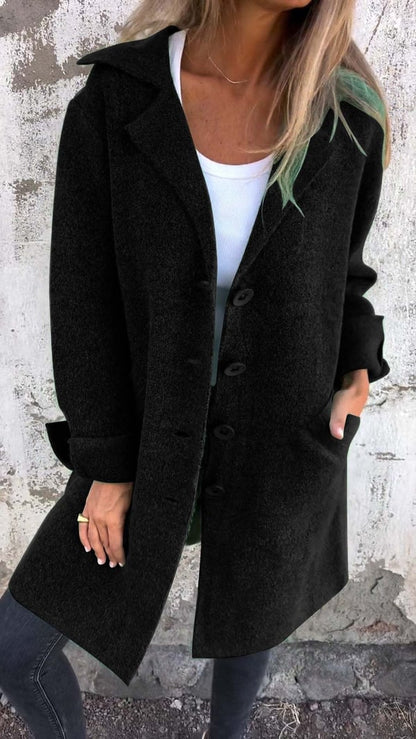 Stella - Buttoned Blazer Coat