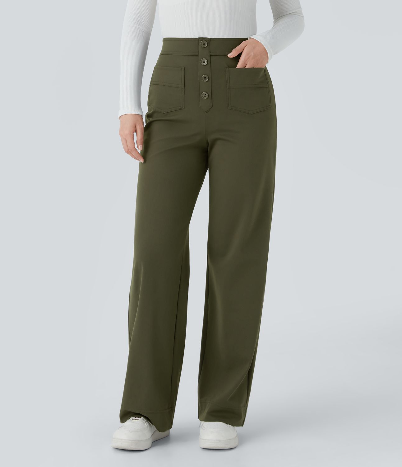 Erica | High-Waisted Stretch Trousers