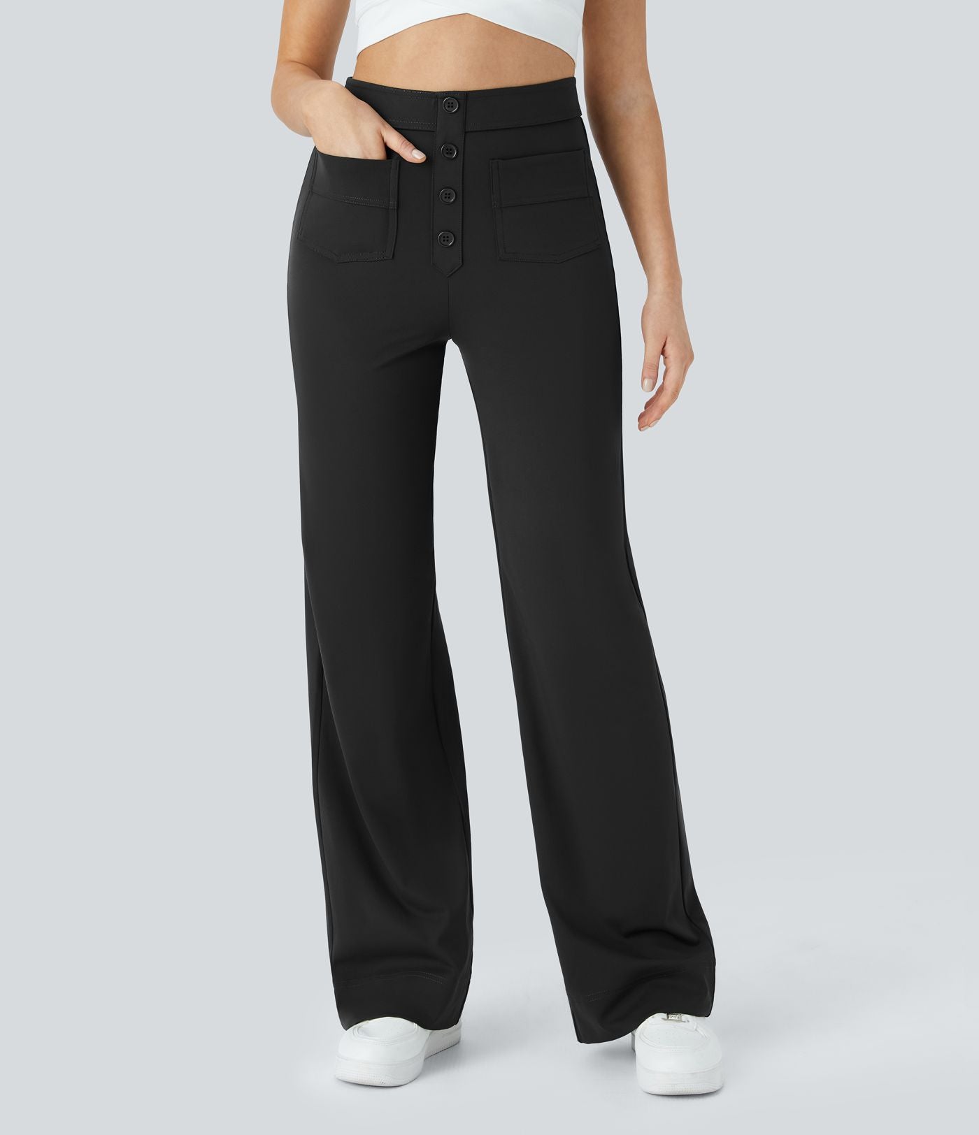 Erica | High-Waisted Stretch Trousers