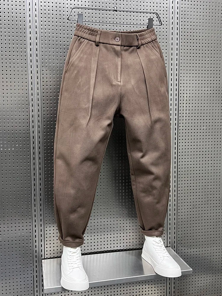 Kurt – Elegant Mélange Trousers