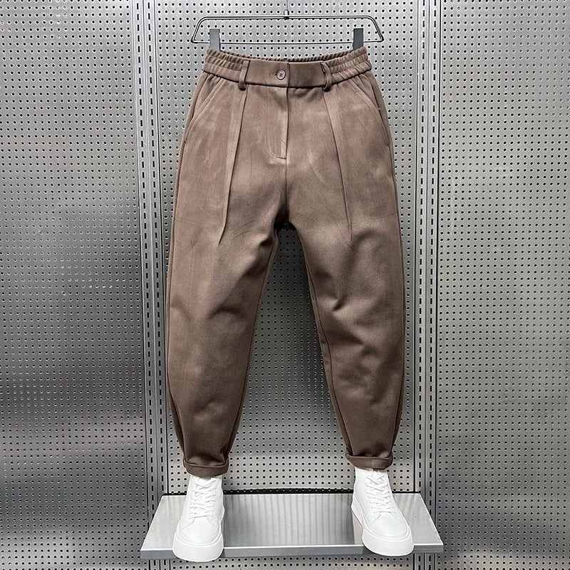 Kurt – Elegant Mélange Trousers