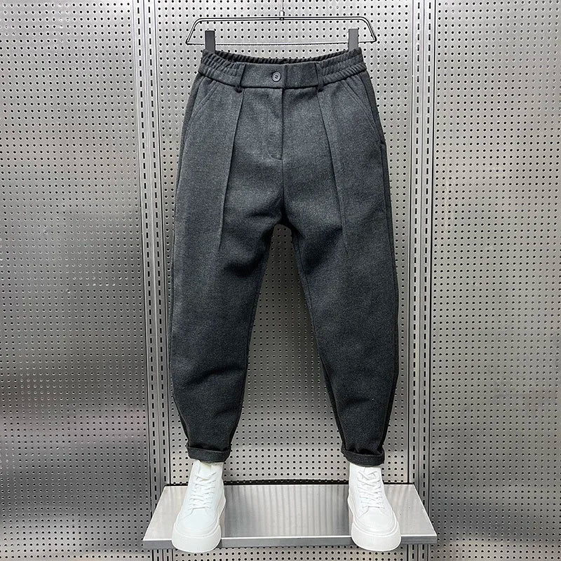 Kurt – Elegant Mélange Trousers