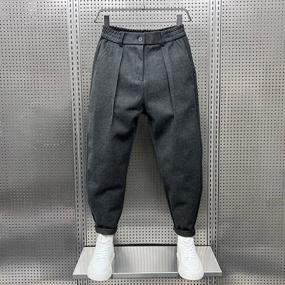 Kurt – Elegant Mélange Trousers