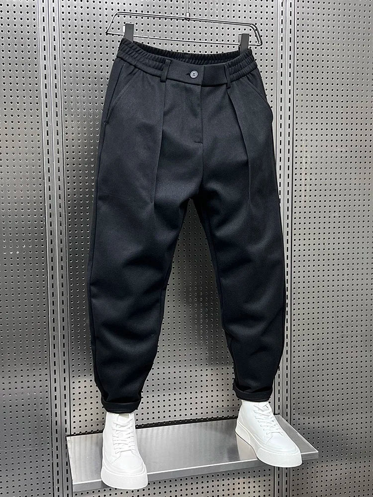 Kurt – Elegant Mélange Trousers