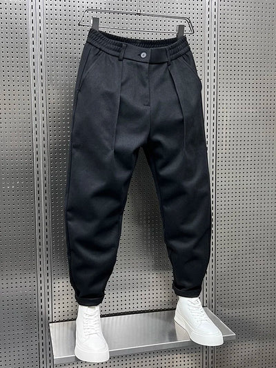 Kurt – Elegant Mélange Trousers