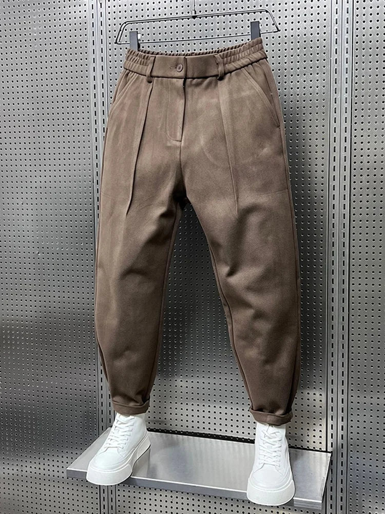Kurt – Elegant Mélange Trousers