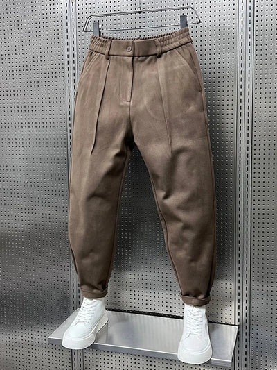 Kurt – Elegant Mélange Trousers