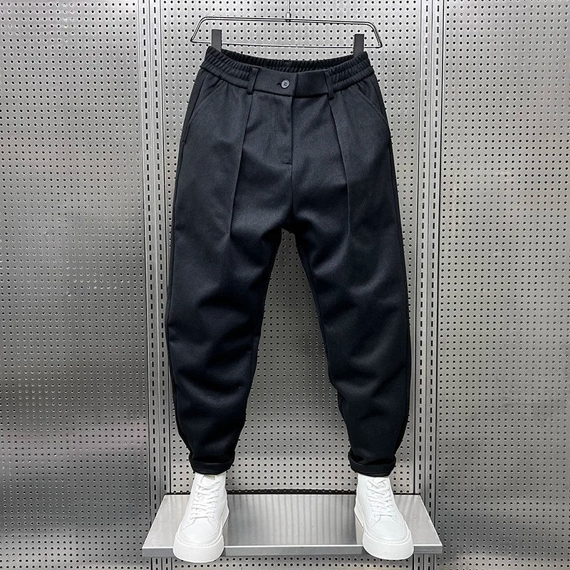 Kurt – Elegant Mélange Trousers