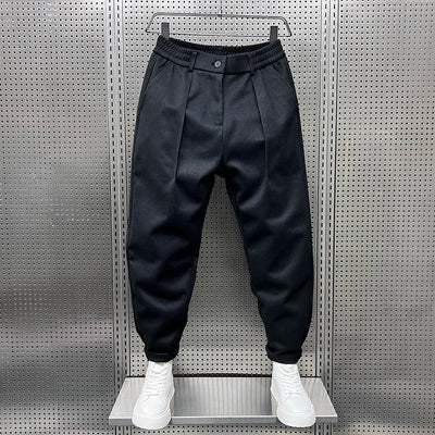 Kurt – Elegant Mélange Trousers