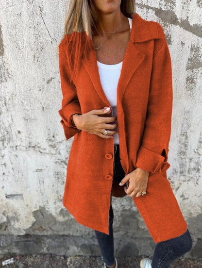 Stella - Buttoned Blazer Coat