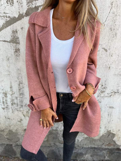 Stella - Buttoned Blazer Coat