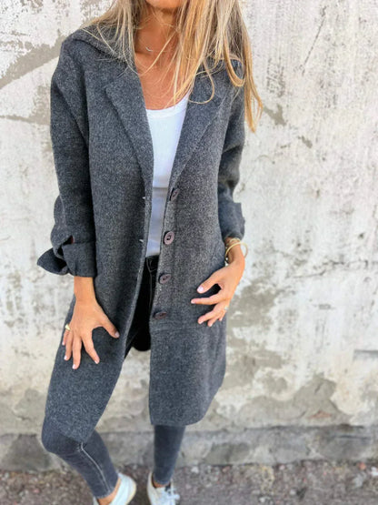 Stella - Buttoned Blazer Coat