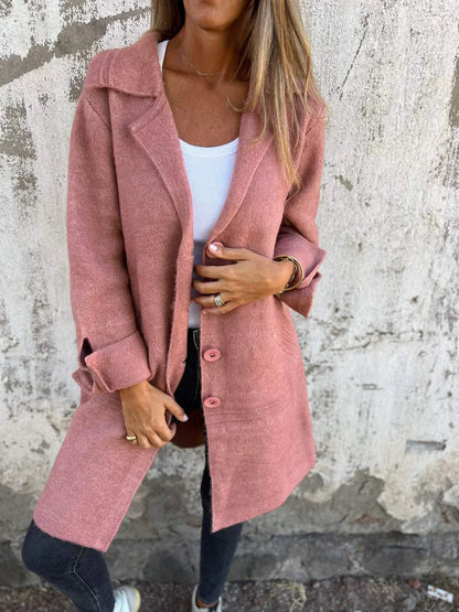 Stella - Buttoned Blazer Coat