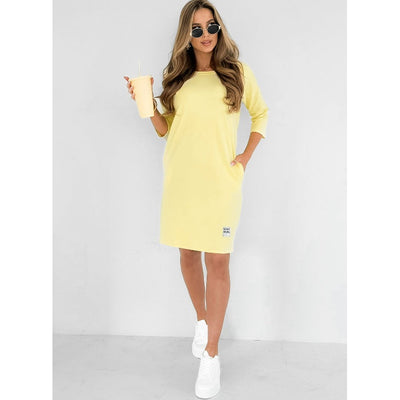 Elina – Sleeve Dress with Pockets